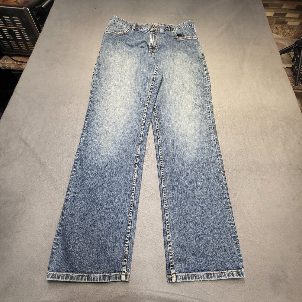 Indigo Palms Jeans Mens 34x32 Blue Straight‎ Leg Original Fit Denim Tommy Bahama